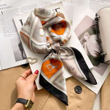 ASTRID 70x70cm Korean syal scarf leher scarf tas neck scarf 143