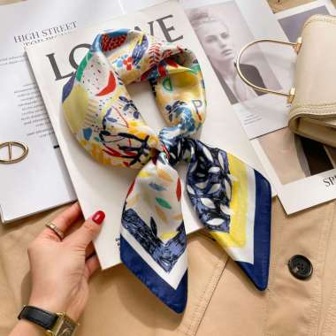 ASTRID 70x70cm Korean syal scarf leher scarf tas neck scarf 152