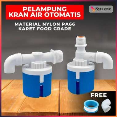 Pelampung Toren Otomatis ½ inch Material Nylon PA66 Kran Otomatis Bak Mandi Sensor Stop Kran Otomati