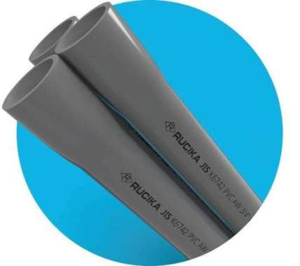 Rucika Pipa 1/2 Inch JIS (ABU) VP / AW PER METER