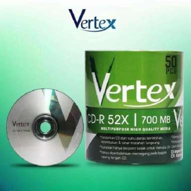 CD-R Vertex CD Blank 700 MB Eceran Kepingan