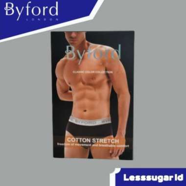 Celana Dalam BYFORD Brief Isi 2 Pcs Bahan Katun CD Segita Brief M