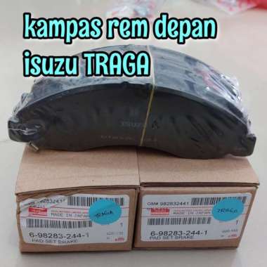 kampas rem depan isuzu Traga