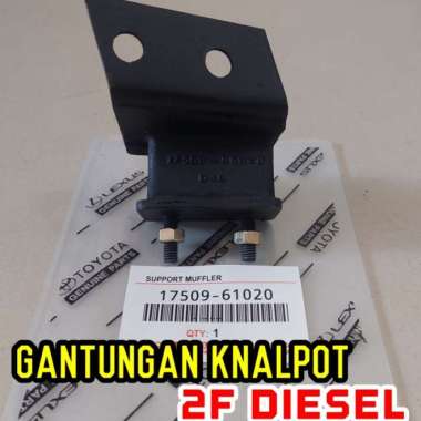 Karet Gantungan knalpot belakang 2f diesel 17509-61020