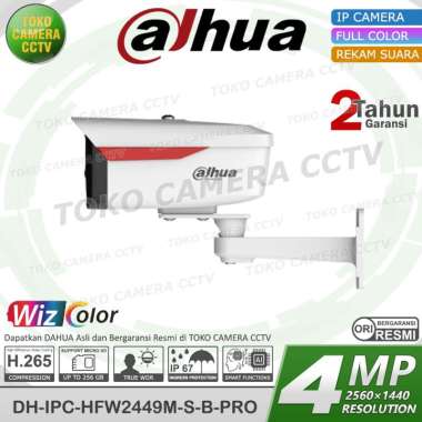 KAMERA CCTV POE IP CAMERA DAHUA 4MP 2K BUILD IN MIC OUTDOOR COLORVU