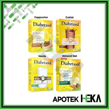 Diabetasol 170 g - Susu Nutrisi Khusus Diabetes Coklat