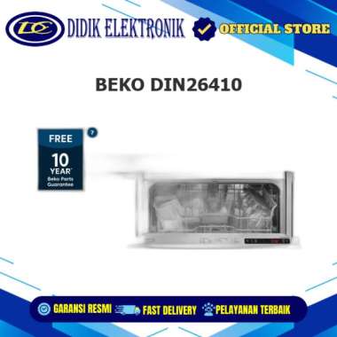 Beko DIN26410 Mesin Cuci Piring Tanam 60cm, Kapasitas 14 Tempat Pengaturan, Hemat Air dan Listrik
