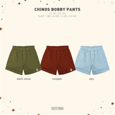 BOHOPANNA - CHINOS BOBBY PANT - Celana Anak Laki-Laki - Celana Chinos Anak 9-10Y COPPER
