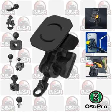 Osopro X Clam Mount Phone Holder 3M X-Clam Frameless Mounting Bracket 3M