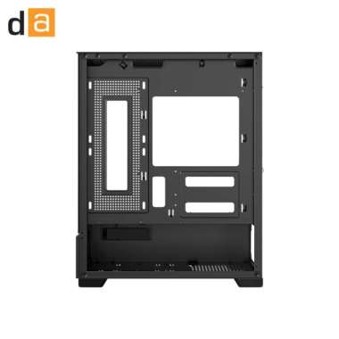 Casing PC Digital Alliance N50S M-ATX ITX Case Komputer Gaming Kaca Tempered Glass Black/White White