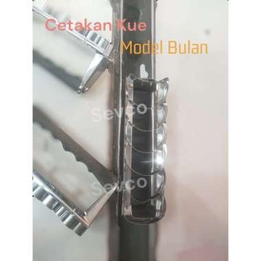 CETAKAN KUE SALJU BANGKIT GAGANG HITAM / KUE BENTUK BUNGA Bunga