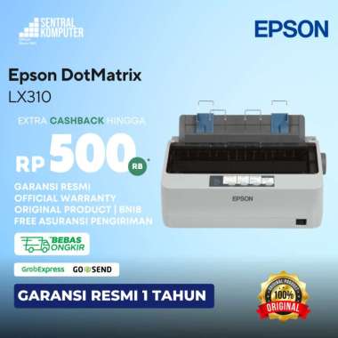 Printer Epson Dot Matrix LX-310 LX310 GARANSI RESMI EPSON