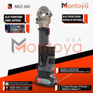 Mesin Crimping Press Hidrolik Montoya MEZ300 USA Technology
