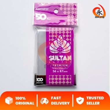 Sultan Sleeve 100M 56mm X 87mm (58 X 89) - Amethyst (Standard US) - Eien Toys