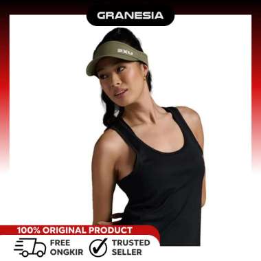 2XU Unisex Run Visor UQ5686FHG|Topi Olahraga Lari Golf Unisex