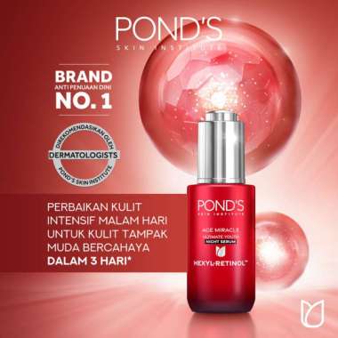 PONDS AGE MIRACLE ULTIMATE NIGHT/DAY SERUM HEXYL RETINOL 30gr DAY SERUM