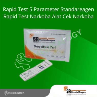 Rapid Test 5 Parameter Standareagen Rapid Test Narkoba Alat Cek Narkoba