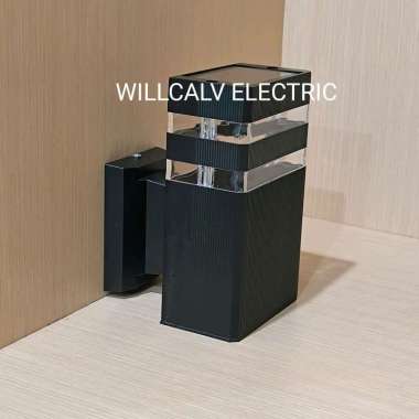 Lampu tempel dinding E27 Outdoor / Lampu Taman tempel dinding E27 / Lampu pilar tempel tembok E27