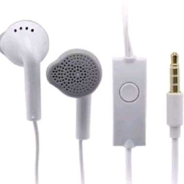 HEADSET EARPHONE HANDSFREE HF MODEL HS330 J1 ACE WARNA PUTIH KUALITAS OC PACKING PLASTIK KLIP Headph