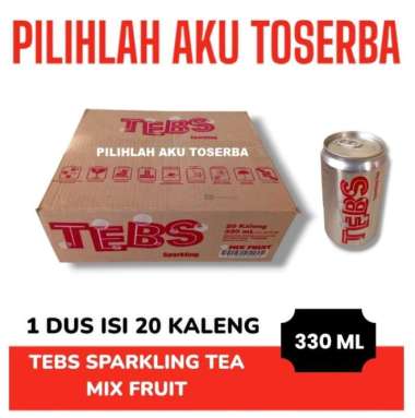 TEBS Sparkling Soda CAN KALENG 330 ml - ( HARGA 1 DUS )