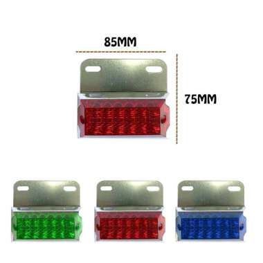 SIDE LAMP TRUCK / LAMPU SEN TRUCK/ BOX/ FUSO 18 LED CL 03 Biru