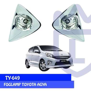 FOGLAMP/LAMPU KABUT DLAA TY649 TOYOTA AGYA ORIGINAL