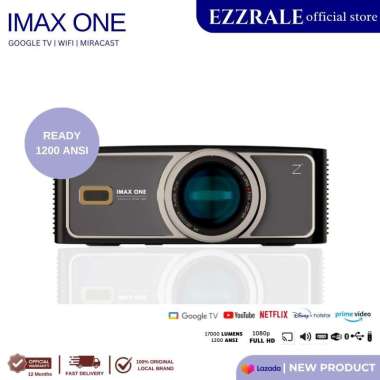 EZZRALE IMAX ONE 1200 ANSI Google TV Verified IMAX ONE + SCREEN GREY 80 INCH