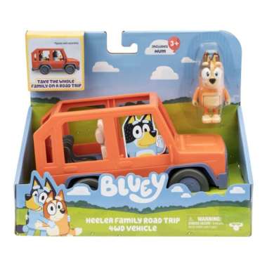 Mainan Bluey Heeler Family Road Trip 4WD Vehicle