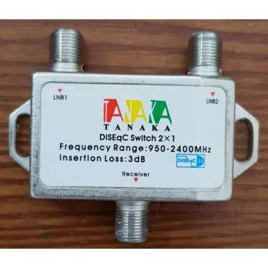 diseqc switch 2x1 tanaka frequency range 950-2400mhz 3db