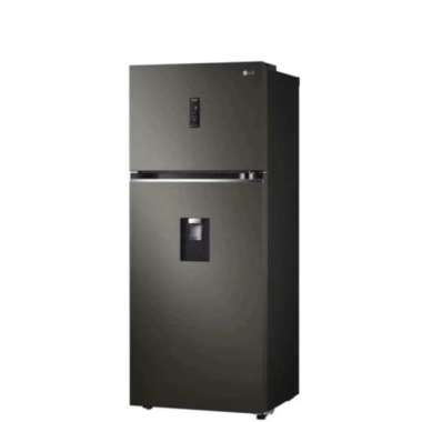 Kulkas 2 Pintu Dispenser LG GN-F452PQAQ 491 Liter LG GNF452PQAQ Essence Matter Black
