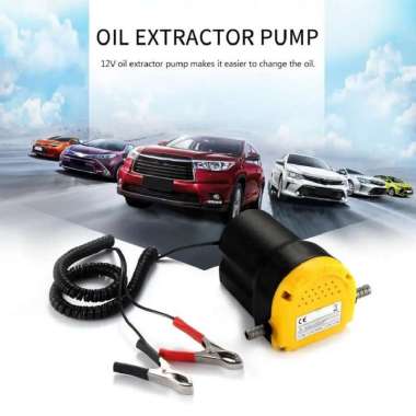 Pompa Elektrik Transfer Oli Mobil Fluid Oil Extractor Pump 12V