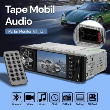 Tape Mobil Audio Bluetooth MP5 Parkir Monitor 4.1Inch