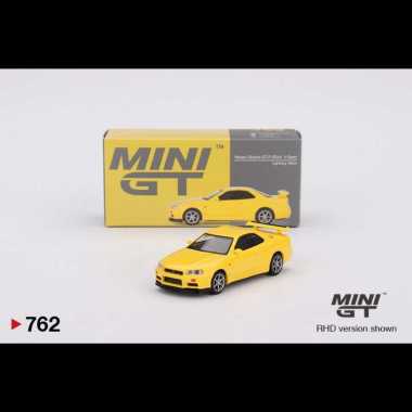 Minigt Diecast Mobil Nissan Skyline GTR R34 VSpec MGT00762R
