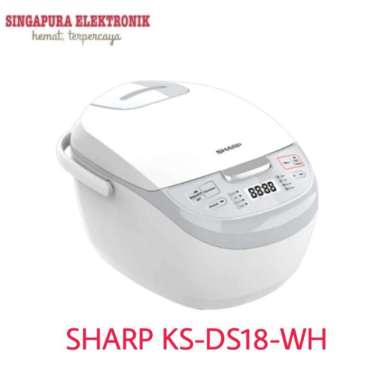 Sharp Rice Cooker/Magic Com Digital KS-DS18-WH