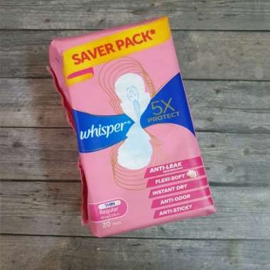 Whisper Protect Regular Wing Pembalut Singapore