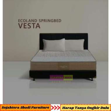 Spinno Springbed kasur NEW VESTA standard bonnel Ecoland spring bed matras & full set FULLSET ELEGAN