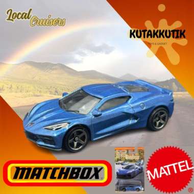 Matchbox Mobil Sedan 2020 Corvette Biru Local Cruisers Hijau