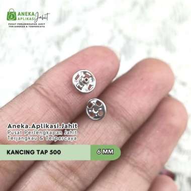 1 PAPAN KANCING TIP BESI 500 / KANCING JEPRET / KANCING CETET 6 MM