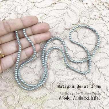 [2/3] MUTIARA BERAT 3 MM / MUTIARA RENTENG 3 MM Putih