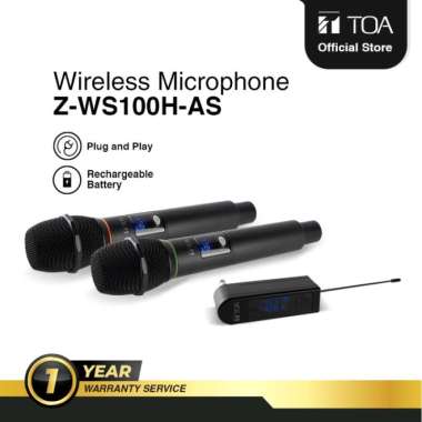 TOA Z-WS100H Wireless Mic 2ch Handheld