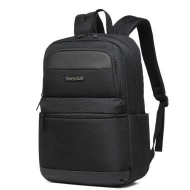 Navy Club Tas Ransel Laptop CCJ - Backpack Daypack Up to 14 Inch Tas Pria Wanita Black