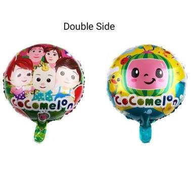balon dekorasi pesta balon ulang tahun ukuran besar karakter Cocomelon Coco melon