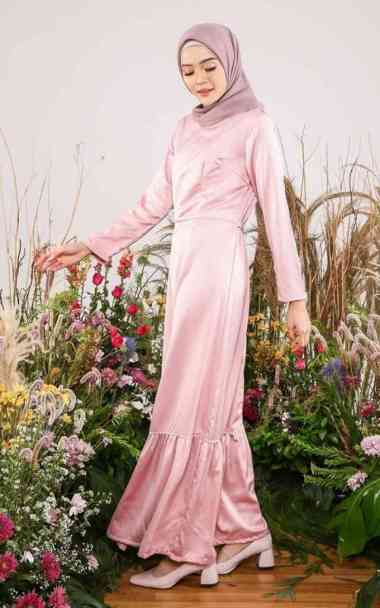 Hazelnut Indonesia - Maharani Samara Dress - Gaun/ Pakaian/ Dress Wanita SAMARA DRESS PINK