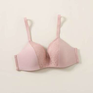 Felancy Bra Lace Wireless Cup C 073-1321C 36C/080 Pink
