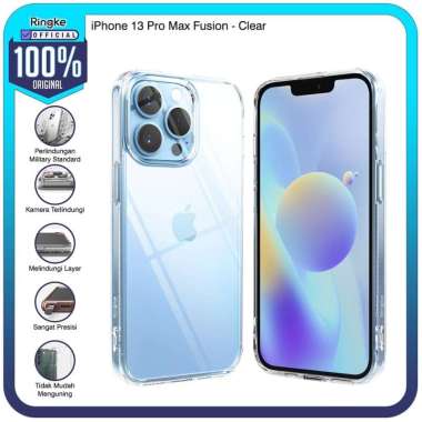 Casing iPhone 13 Pro Max Magsafe Softcase Camera Screen Protector Slim Fusion-Clear