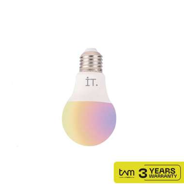 IT Smart LED Bulb WIFI 9 Watt/ 12 Watt - RGB+WW Lampu Bohlam Pintar - Original Garansi Resmi TAM 3 T