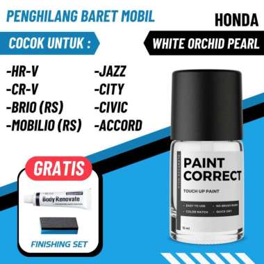 CAT OLES PENGHILANG BARET MOBIL HONDA ORCHID PEARL WHITE PUTIH MUTIARA