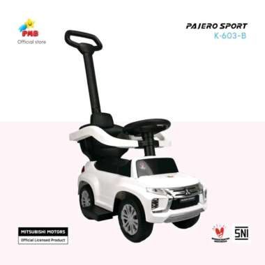 Stroller Mainan Anak Mobil Tolocar PMB K603B Mitsubishi Pajero Sport K 603B Putih