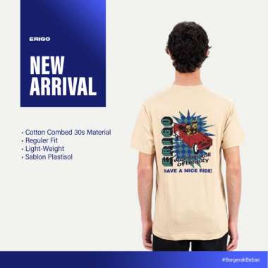 Erigo T-Shirt Adler Khaki - Kaos Unisex XXL