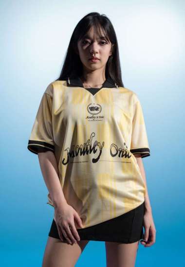 Moutley x Onic - Kaos Jersey Unisex Lengan Pendek Oversized Fit 280325 M